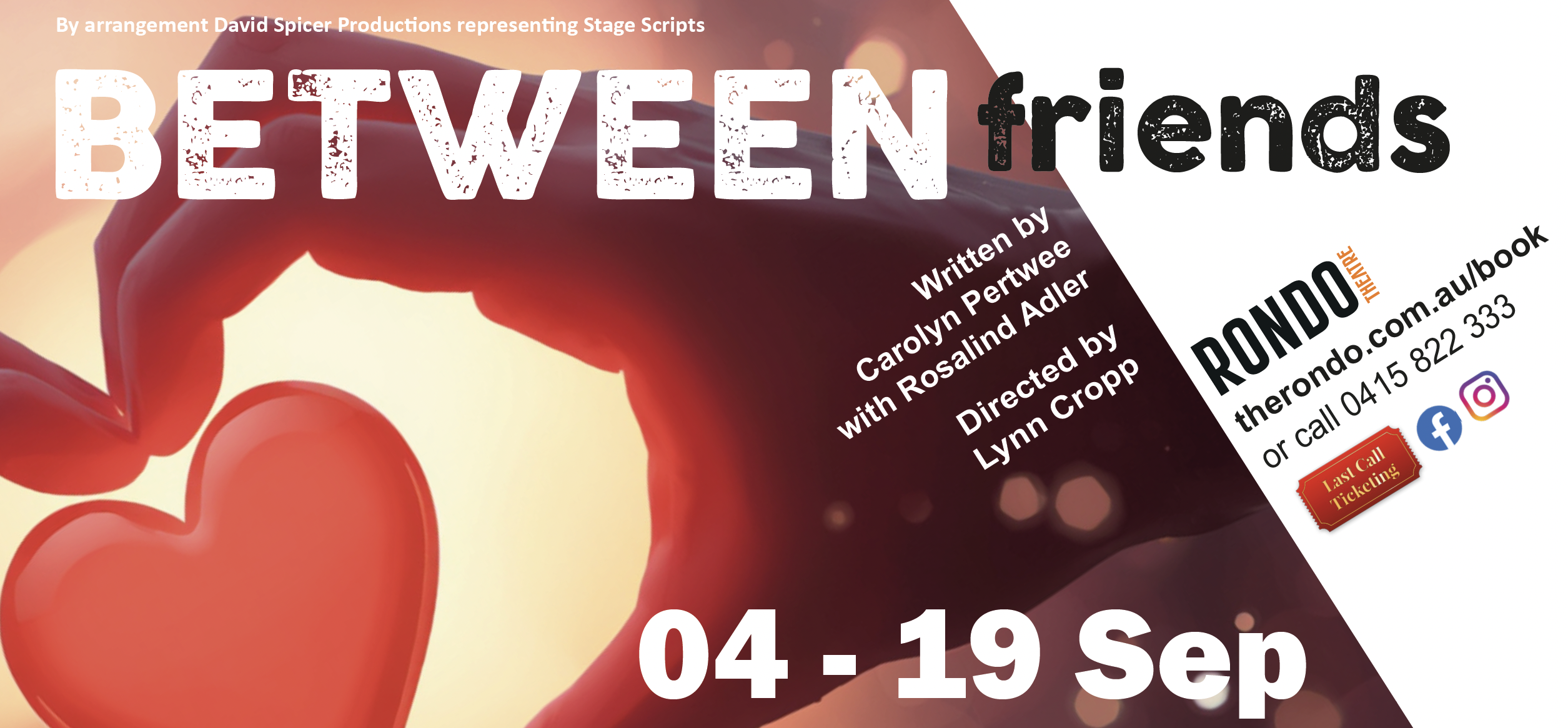 Between Friends — Sep 4-19, 2026