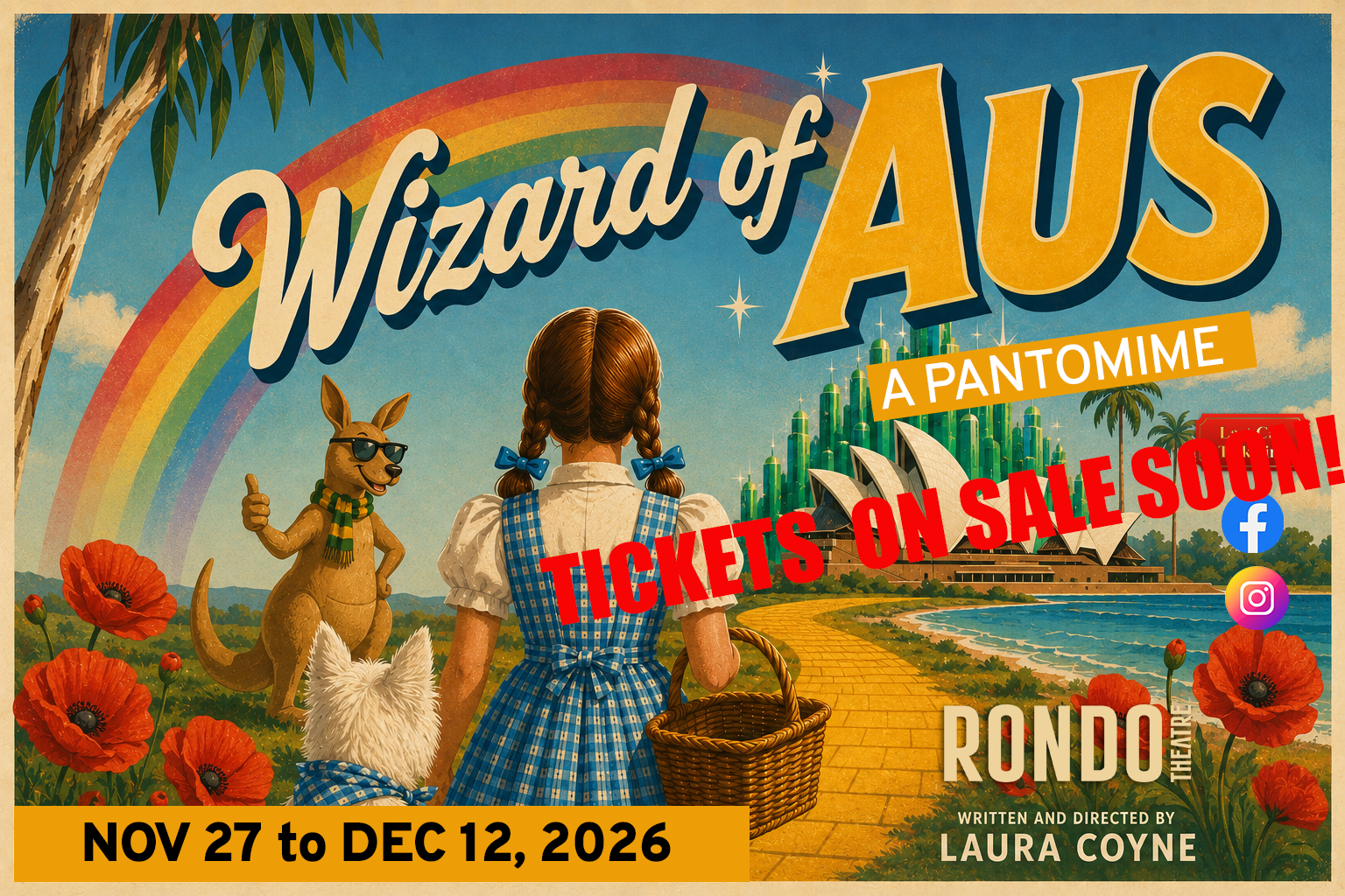 The Wizard of Aus, a pantomime — Nov 27 - Dec 12, 2026