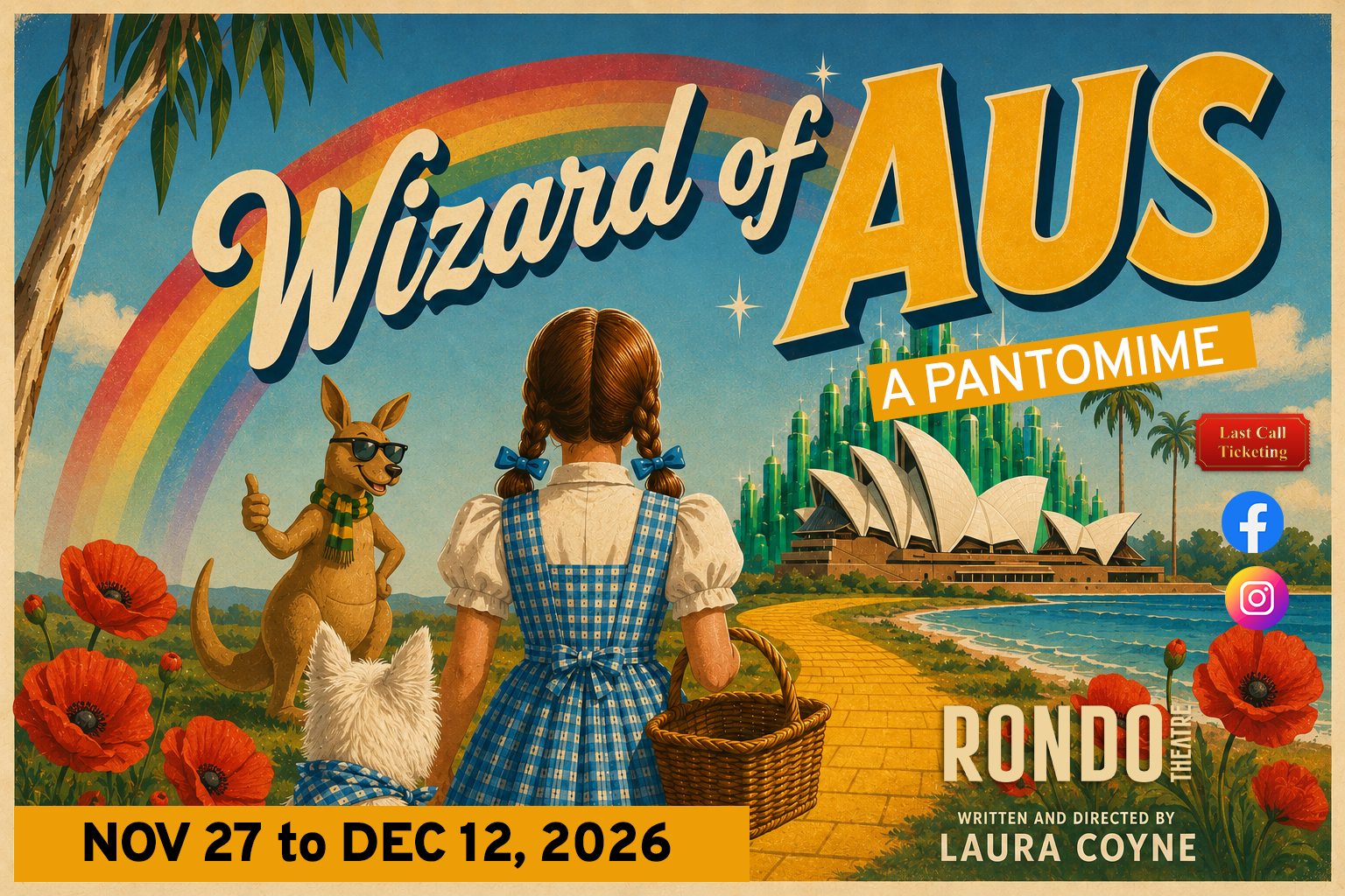 The Wizard of Aus, a pantomime — Nov 27 - Dec 12, 2026